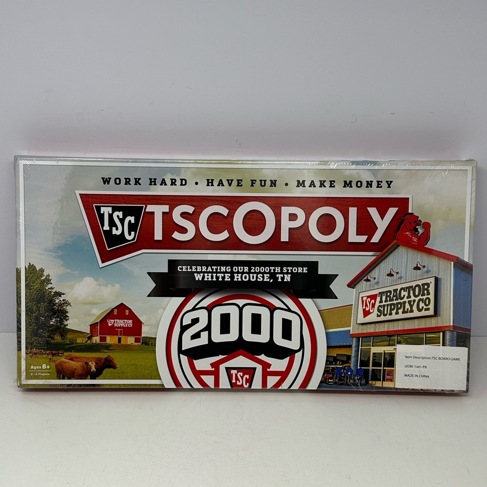 TSCopoly Limited Edition Tractor Supply Monopoly 2021 Rare New Sealed Tscopoly